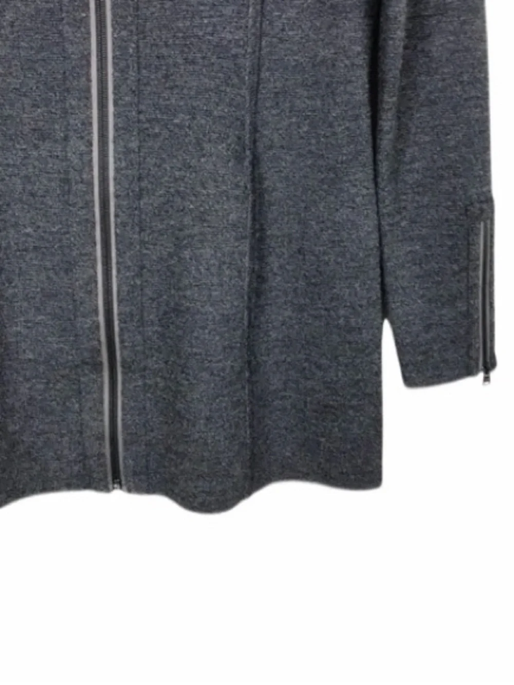 ATHLETA Chill Chaser Merino Wool Blend Sweater Coat in Charcoal Gray Small